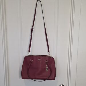 Coach Maroon Large Crossbody Bag